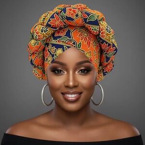 Vibrant Floral Headwrap